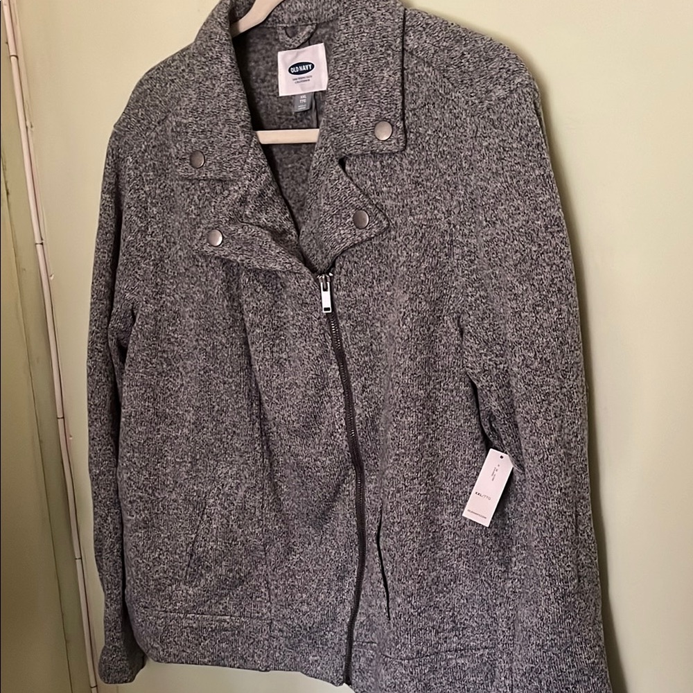 Gray Zip-Up Jacket